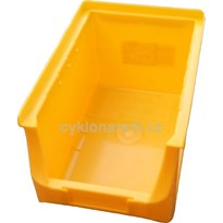 Box plastový, velikost 4, žlutý