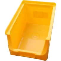 Box plastový, velikost 4, žlutý