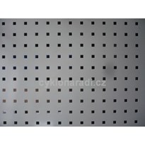 Panel perforovaný na zeď, 800x800 mm
