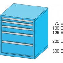 Skříň zásuvková ZB, 5 zásuvek