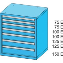 Skříň zásuvková ZD, 7 zásuvek