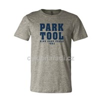 Triko Park Tool M, šedé, modrý nápis