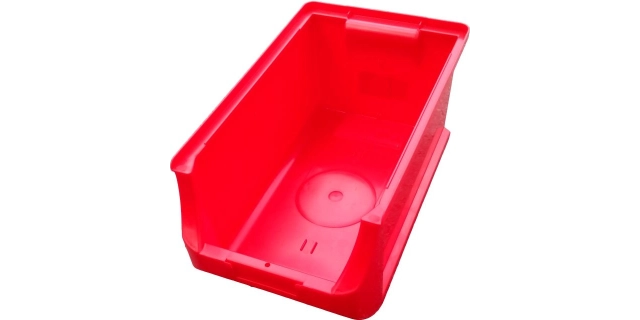 Box plastový, velikost 3, červený