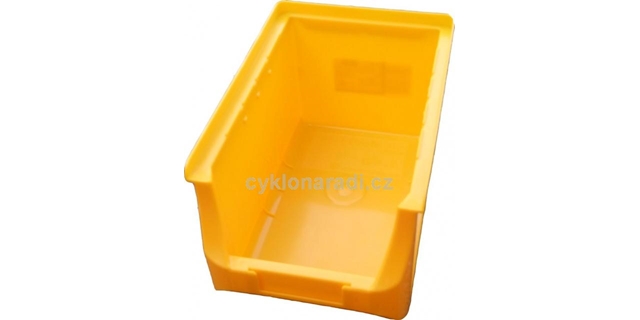 Box plastový, velikost 4, žlutý