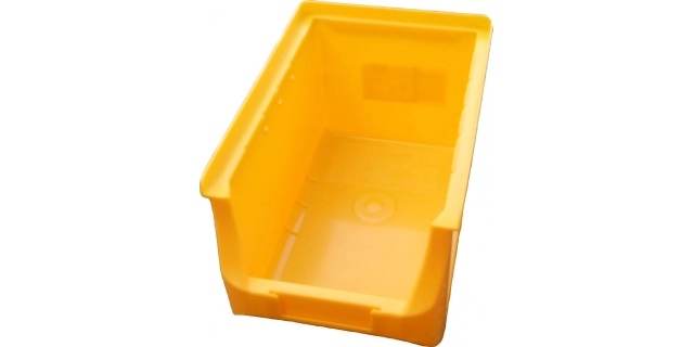 Box plastový, velikost 4, žlutý